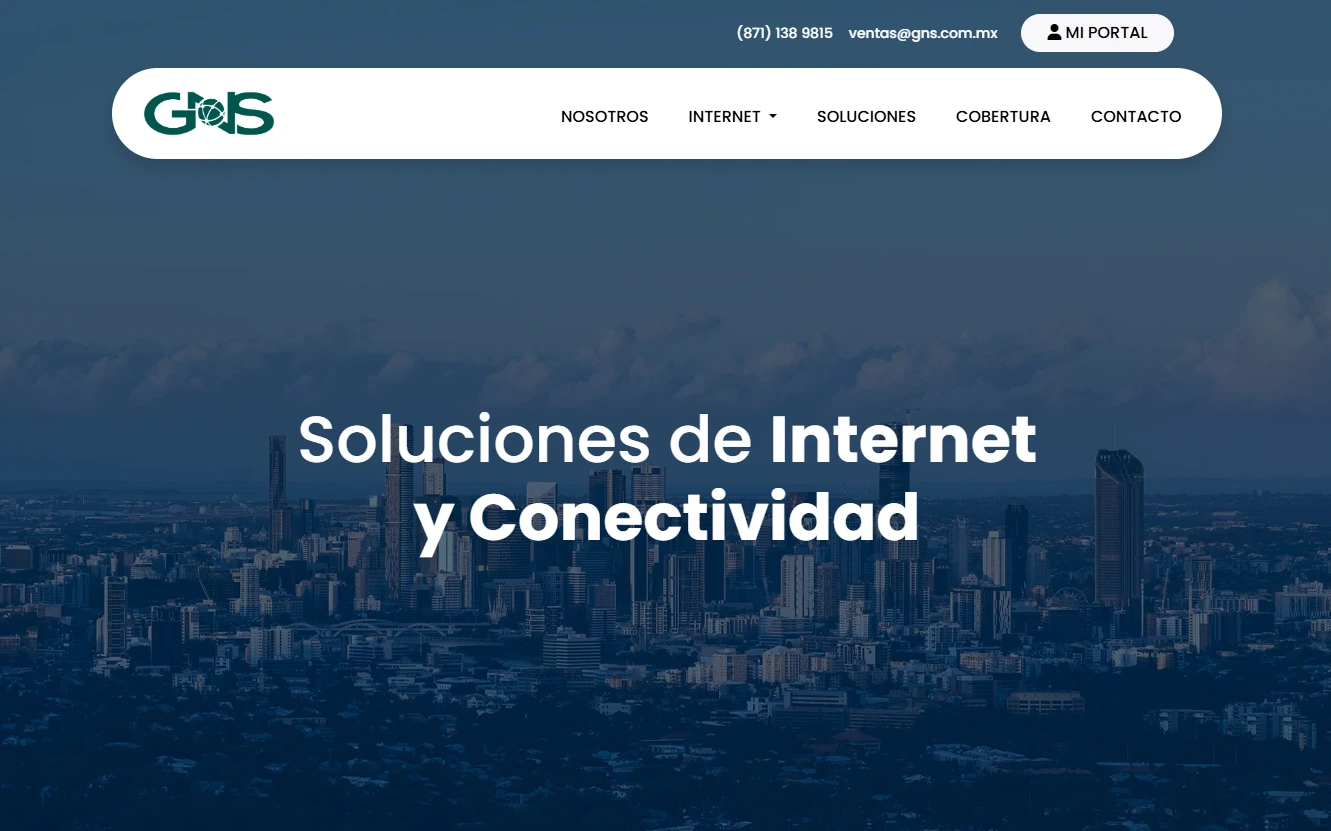 Sitio Web GNS